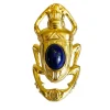 Lotta Djossou Bague Oscar Dorée Lapis Lazuli New