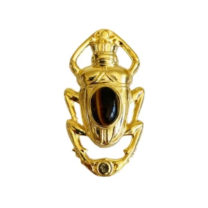 Lotta Djossou Bague Oscar Dorée Oeil de Tigre Online