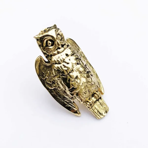 Lotta Djossou Bague Owl Dorée Sale