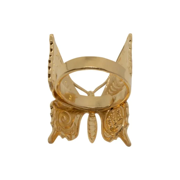 Lotta Djossou Bague Papillon Dorée Discount