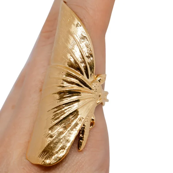 Lotta Djossou Bague Papillon Faro Dorée Best