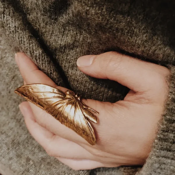 Lotta Djossou Bague Papillon Faro Dorée Best