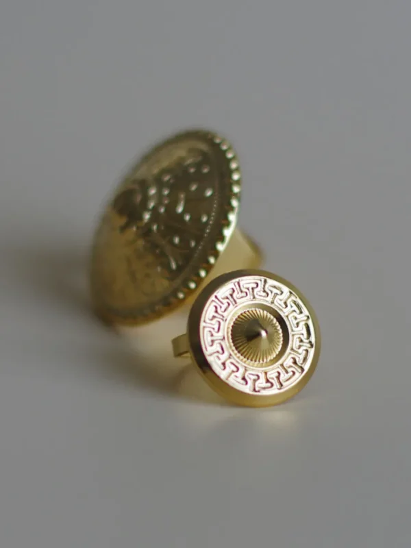 Lotta Djossou Bague Petit Dôme Dorée Best