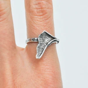 Lotta Djossou Bague Petit Ginkgo Outlet