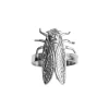 Lotta Djossou Bague Petite Cigale Cica Argentée New