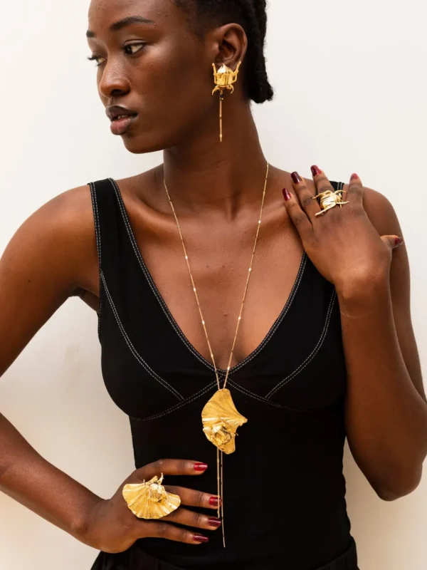 Lotta Djossou Bague Prixi Dorée New