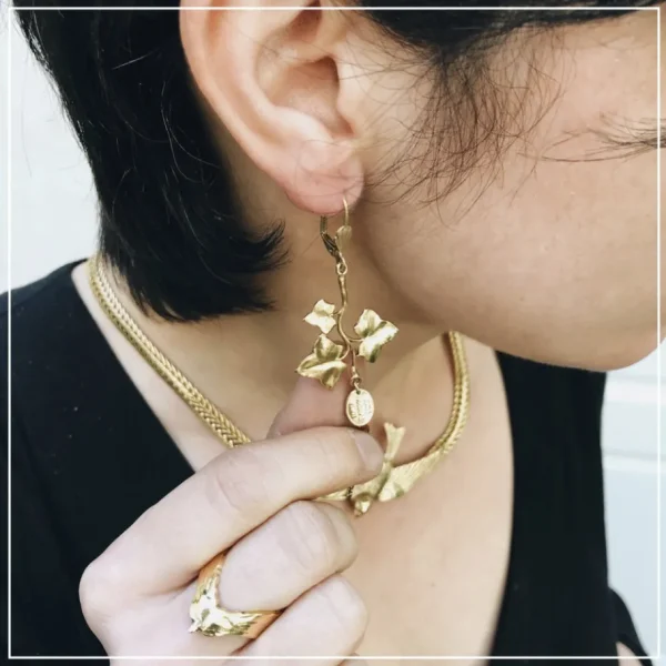 Lotta Djossou Bague Samare Dorée Outlet