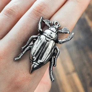 Lotta Djossou Bague Scarabée Denisa Discount