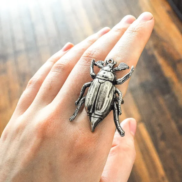 Lotta Djossou Bague Scarabée Denisa Discount