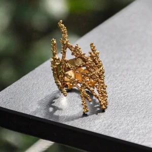 Lotta Djossou Bague Seaweed Dorée Online