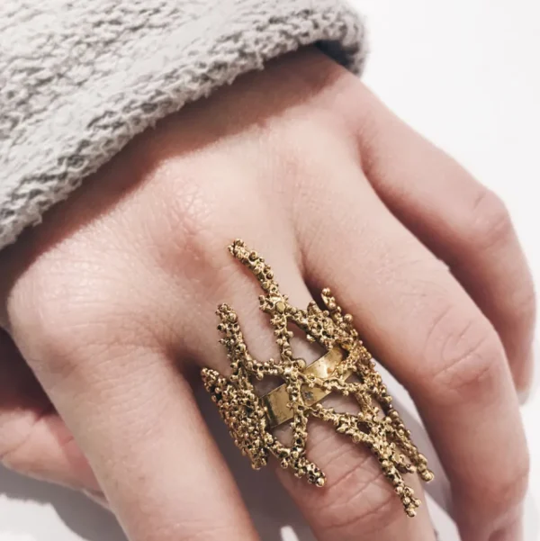 Lotta Djossou Bague Seaweed Dorée Online