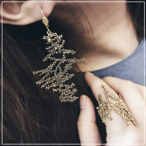 Lotta Djossou Bague Seaweed Dorée Online