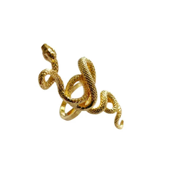 Lotta Djossou Bague Serpent Doré Clearance