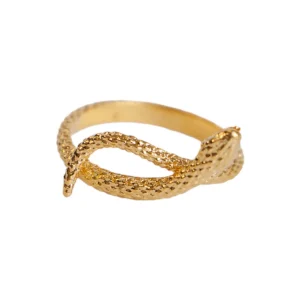 Lotta Djossou Bague Snake Dorée Fashion