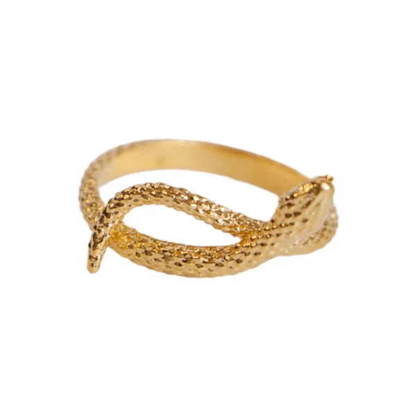 Lotta Djossou Bague Snake Dorée Fashion