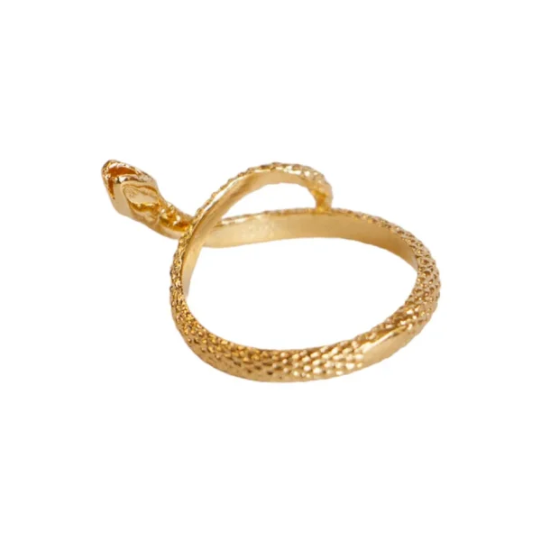 Lotta Djossou Bague Snake Dorée Fashion