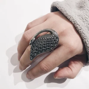 Lotta Djossou Bague Swan Outlet