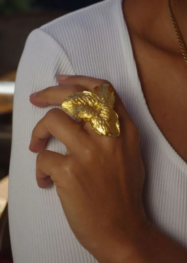 Lotta Djossou Bague Thya Dorée Online