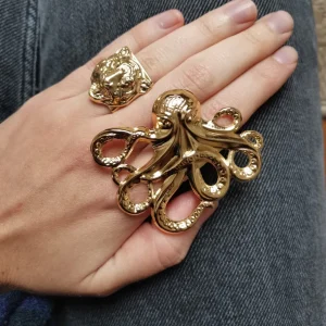 Lotta Djossou Bague Tigre Dorée New