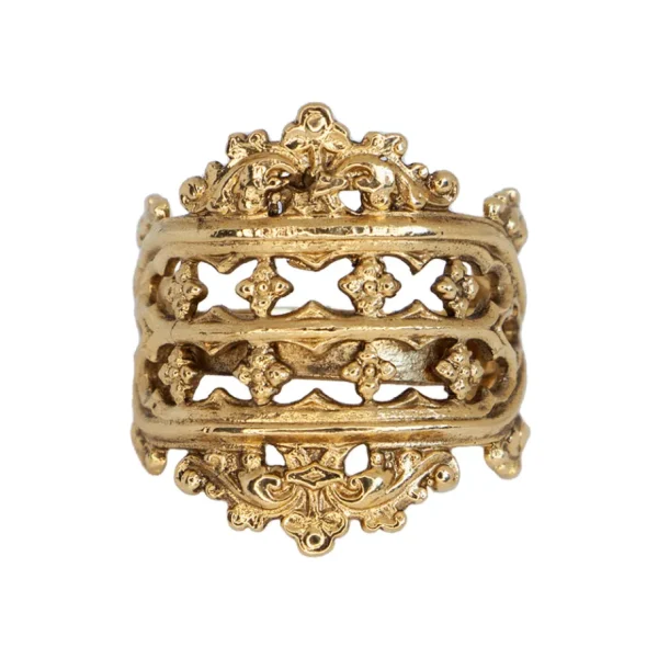 Lotta Djossou Bague Tilda Dorée Hot