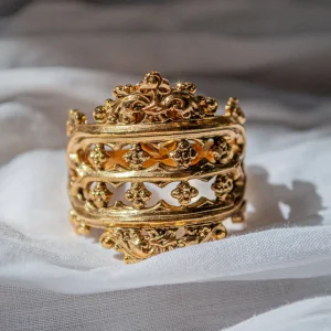 Lotta Djossou Bague Tilda Dorée Hot