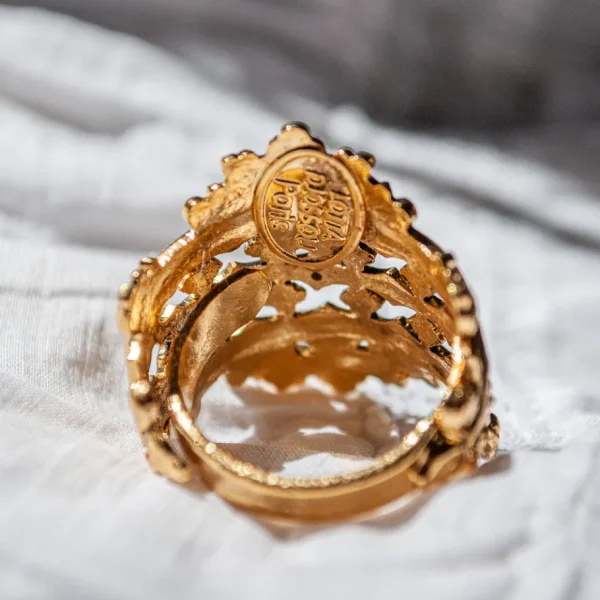 Lotta Djossou Bague Tilda Dorée Hot