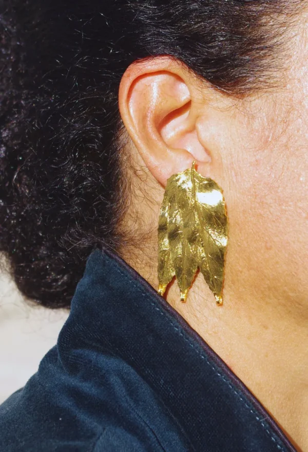 Lotta Djossou Boucles d'oreille Maryse Dorées Fashion