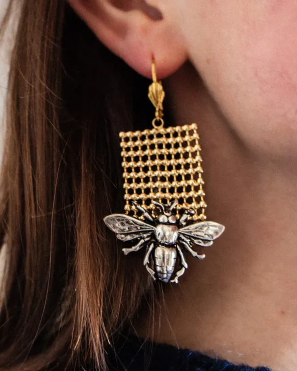 Lotta Djossou Boucles d'Oreilles Adele Dorées Best