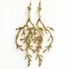 Lotta Djossou Boucles d'oreilles Algue Dorées Online