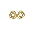 Lotta Djossou BOUCLES D'OREILLES ANNEAUX DOREES Best
