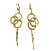 Lotta Djossou BOUCLES D'OREILLES ANNEAUX ET CHAINE DOREES Sale