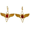 Lotta Djossou Boucles d'oreilles Beetle Dorées Cornaline Outlet
