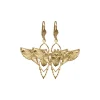 Lotta Djossou Boucles d'Oreilles Beetle Dorées Hot