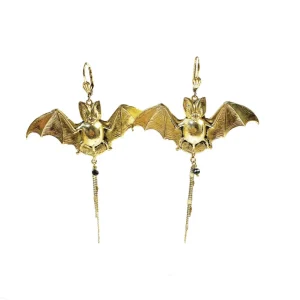 Lotta Djossou BOUCLES D'OREILLES CHAUVE-SOURIS DOREES Sale