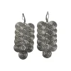 Lotta Djossou Boucles d'Oreilles Chrys Argentées New