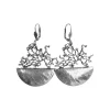 Lotta Djossou Boucles d'Oreilles Corail Lune New