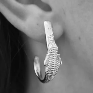 Lotta Djossou Boucles d'oreilles Crocodile Discount