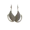Lotta Djossou Boucles d'Oreilles Cygne Argentées Best