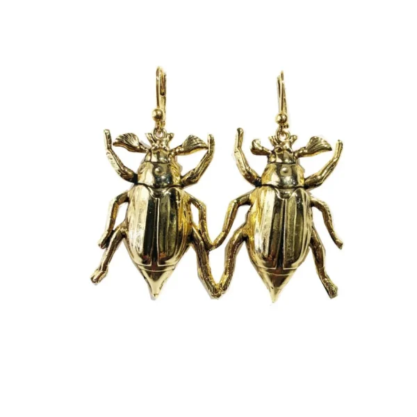 Lotta Djossou Boucles d'Oreilles Denisa Dorées Fashion