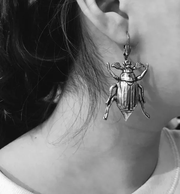 Lotta Djossou Boucles d'Oreilles Denisa Dorées Fashion