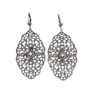 Lotta Djossou Boucles d'Oreilles Dentelle New Sale
