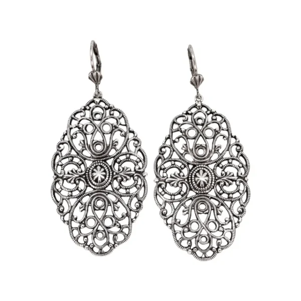 Lotta Djossou Boucles d'Oreilles Dentelle New Sale