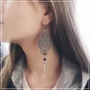 Lotta Djossou Boucles d'Oreilles Dentelle New