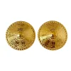 Lotta Djossou Boucles d’oreilles Dôme Dorées Clips Sale