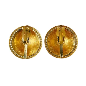 Lotta Djossou Boucles d’oreilles Dôme Dorées Clips Sale