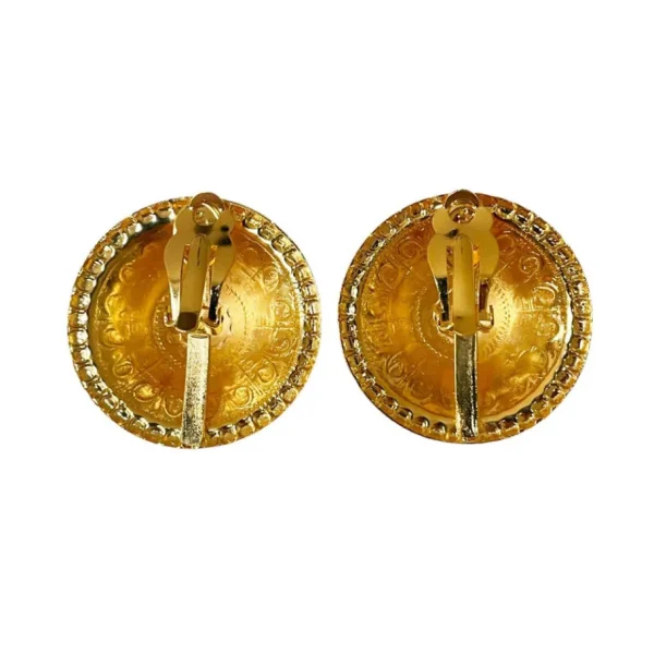 Lotta Djossou Boucles d’oreilles Dôme Dorées Clips Sale