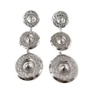 Lotta Djossou Boucles d’oreilles Dôme Trio Argentées Online