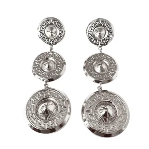Lotta Djossou Boucles d’oreilles Dôme Trio Argentées Online