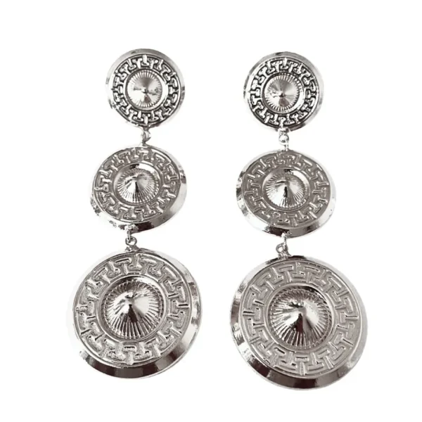 Lotta Djossou Boucles d’oreilles Dôme Trio Argentées Online