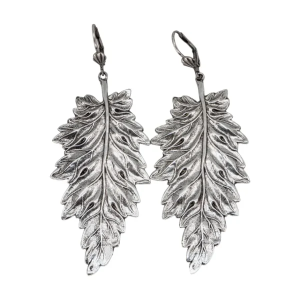 Lotta Djossou Boucles d'Oreilles Feuille de Bouleau Online